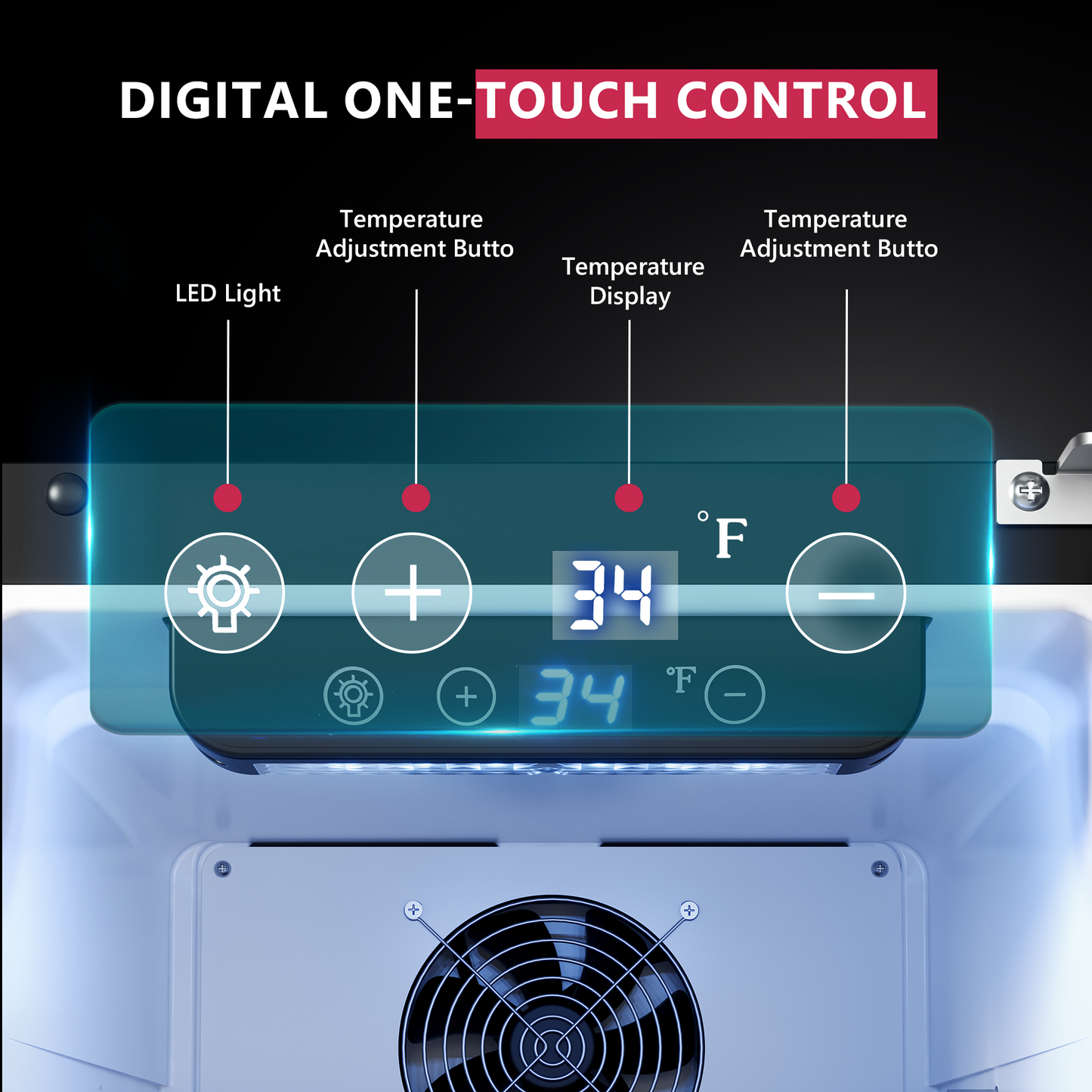 Icyglee Beverage Cooler Under Counter Built-in Beverage Refrigerator, Mini Fridge with Glass Removable Shelves for Drink Beer Soda Wine Water