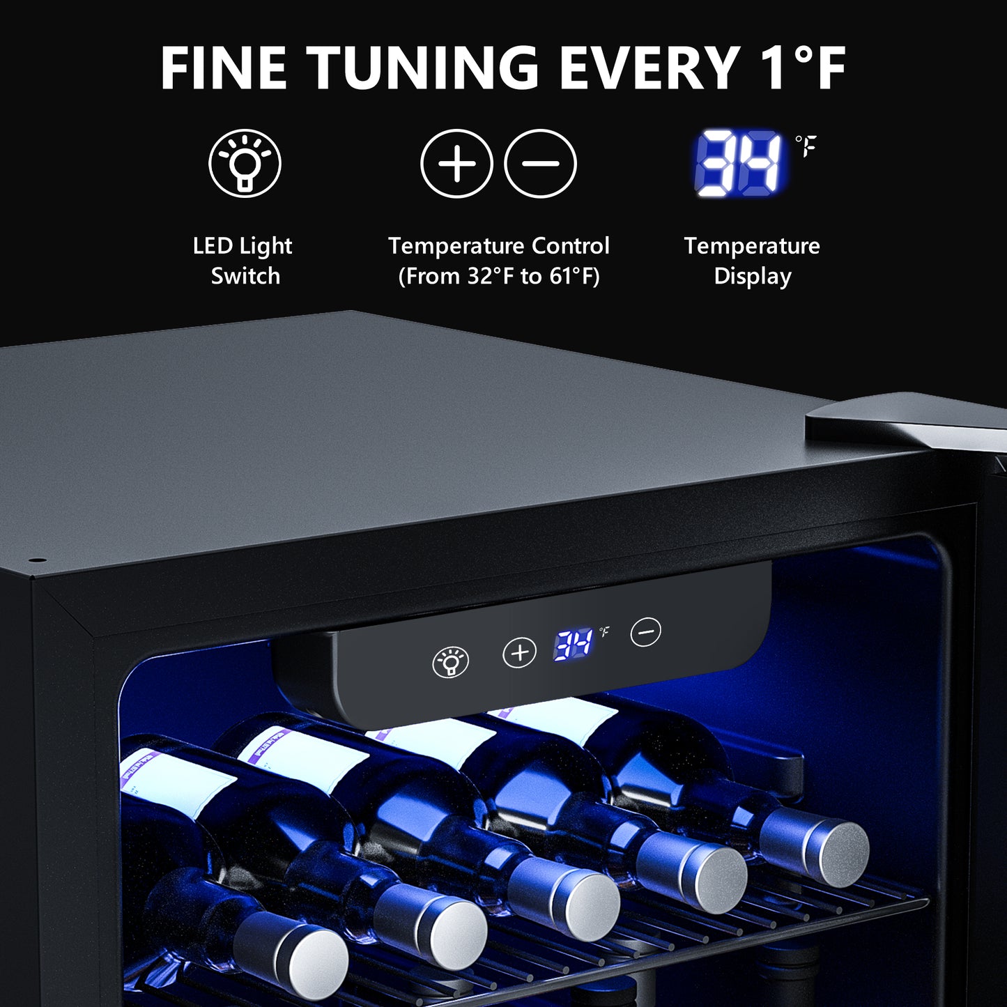 ICYGLEE 120 Can Beverage Refrigerator with Glass Door, Adjustable Shelves for Soda Beer or Wine, Perfect for Home/Office (Slive).