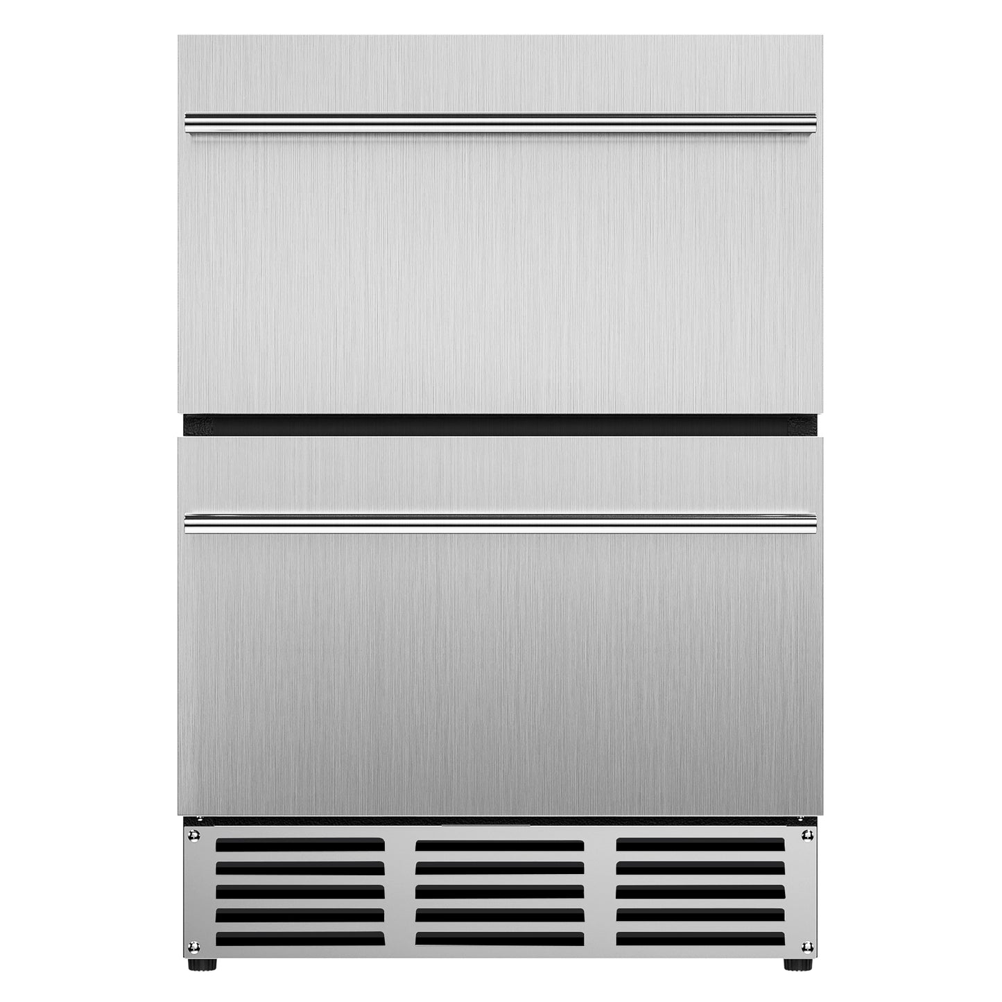 Icyglee Beverage Cooler Under Counter Built-in Beverage Refrigerator, Mini Fridge with Glass Removable Shelves for Drink Beer Soda Wine Water