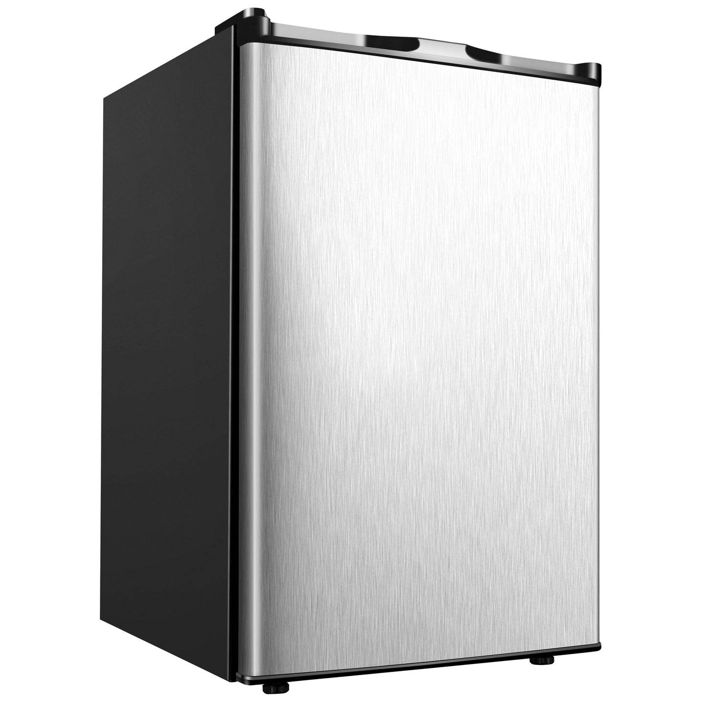 ICYGLEE 3.0 Cubic Feet Upright freezer, Single Door with Reversible Stainless Steel Door, Home/Dorms.